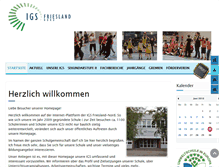 Tablet Screenshot of igs-friesland.de